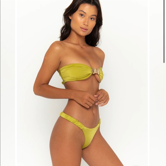 Sommer Swim green bikini - BOTTOMS ONLY - Picture 8 of 8